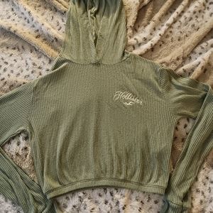 Hollister cropped hoodie